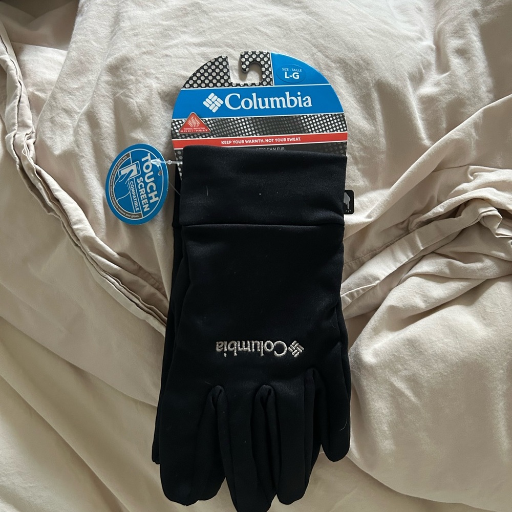 Columbia Black Tech-Friendly Gloves